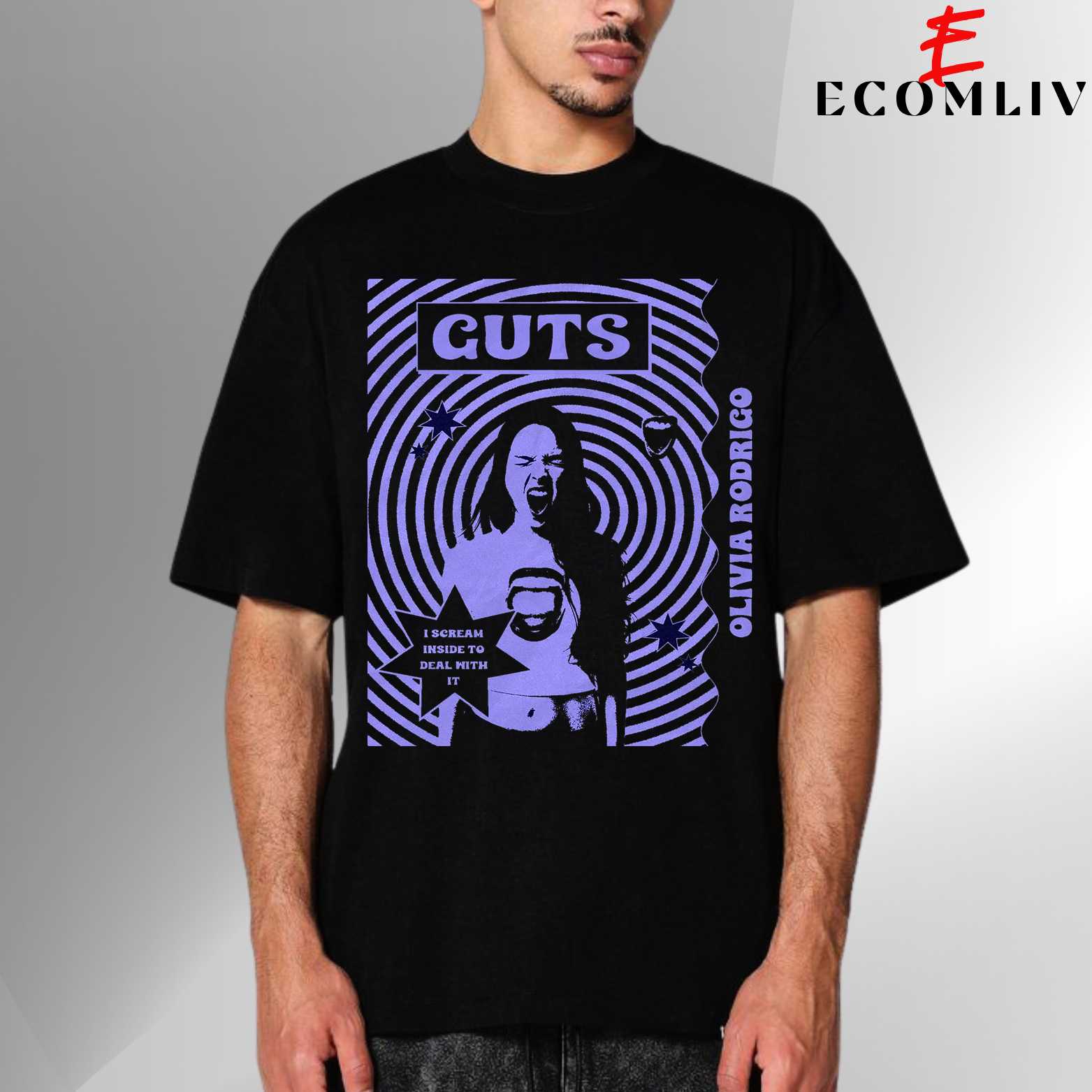 Olivia Rodrigo Guts Album T-Shirt, Unisex Streetwear Shirt